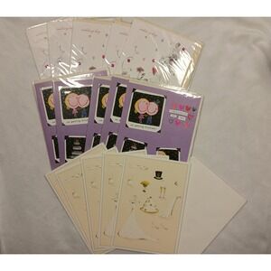 Lot 3 Sets Of New Designer Wedding Greeting Cards